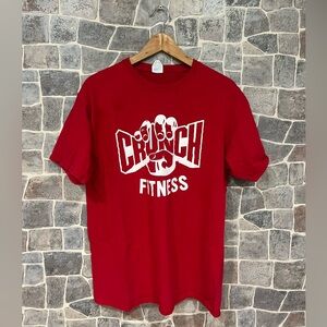 Red Crunch Short Sleeve T-Shirt in Large